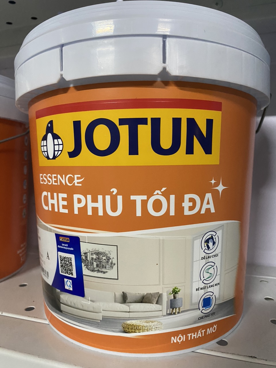 Sơn phủ Jotun Essence nội thất Che phủ tối đa MỜ
